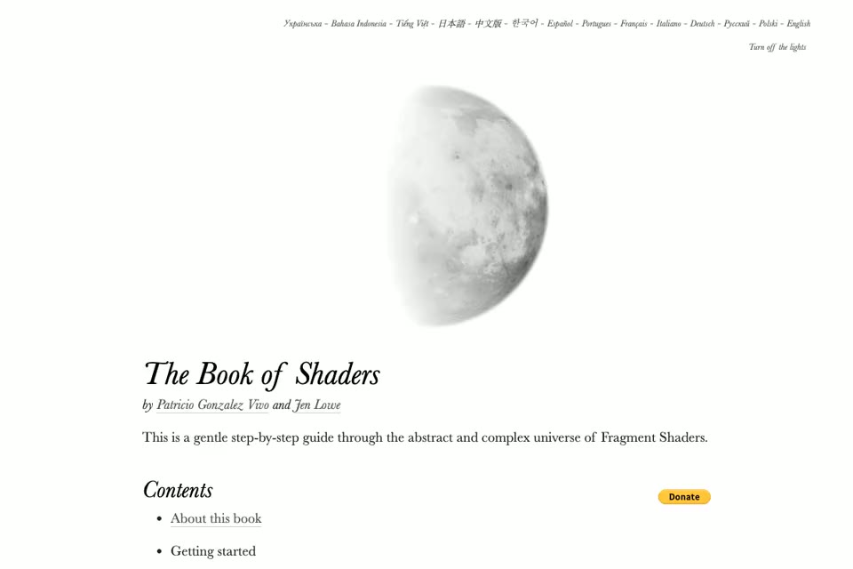 The Book of Shaders